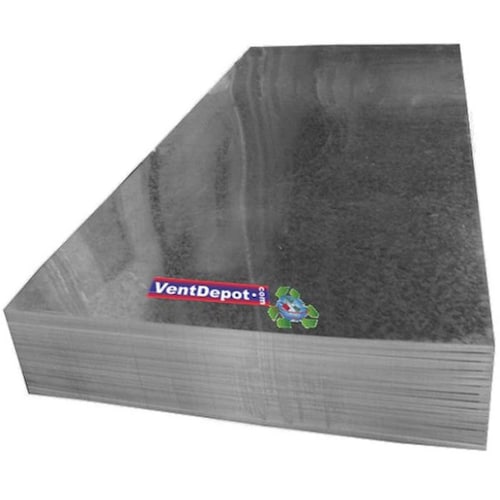 Laminas Galvanizada Calibres Varios, MXGLX-024, 1,22x4,88m, Calibre 22, Lamina Lisa, Material: Acero con Acabado Galvanizado, Gris Metálico, Galvax 4