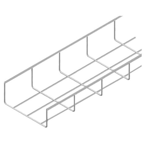 Charola Tipo Malla para Bodegas MXKNI-002-3 6x1" 3,05m Inox, 304 Calibre 11, CharoLink