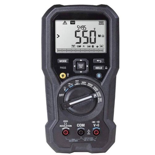 Multímetro de Instalación MXDEC-001-5 Voltaje 1000,0V ACDC 40 MO Capacitancia 10,00 mF 40 kHz 0 A 50 C, Device