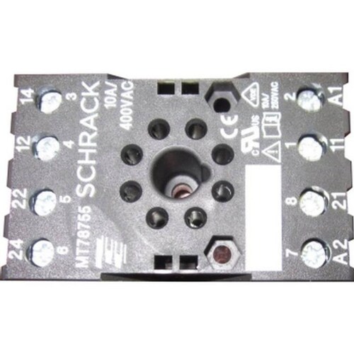 Relevador para Equipos con Motor, MXCRE-001-3, Base para Relevador, Tipo MT, CoilRelays