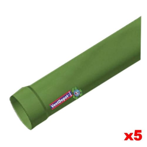 Tubo Electrico Profesional MXEXE-020 5 Pzas 60mm Diámetro 73 Diámetro Exterior 2,7 mm Espesor 3000 mm Longitud Tubo Eléctrico Ligero Verde PVC, ElecTube Exterior