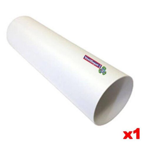 Tuberias y Tubos PVC Plastico MXSXB-003-5 1 Pza 75mm Diámetro 1,8 mm Espesor 6000 mm Longitud Tubo con Extremos Lisos Blanco PVC, SanixTubo