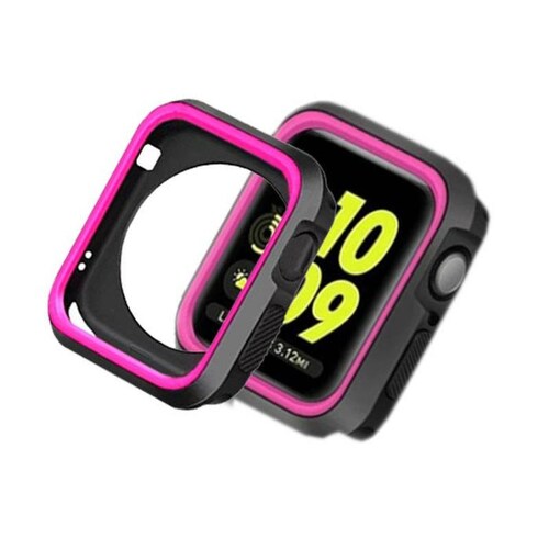 Bumper a buen Precio de Oferta MXOPS-014 42mm S456SE Black Black PinkNegro Rosa TPU Alta Resistencia Bumper Sport Collection.