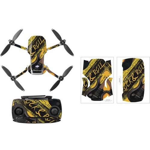 Accesorios DJI Mavic Mini, MXMVM-005-1, 5x7 Pulgadas, Pegatinas, Rock, DJI Mavic Mini /2/SE, Impermeable, , PlayDecor