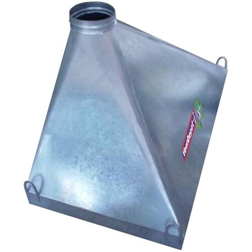 Campana Piramide Adosadas MXEPW-031 90x70x47 grosor 3mm boca de 6" fibra de vidrio PiraWall