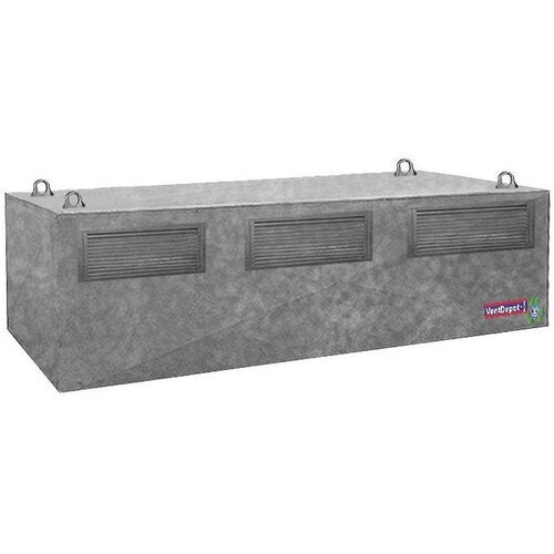 Campana para Aire Salida de Aire MXFBH-0201 46x24x30" C,24 2Luminarios LED 1Filtro Dren para Grasa Galvanizado FrontBlow