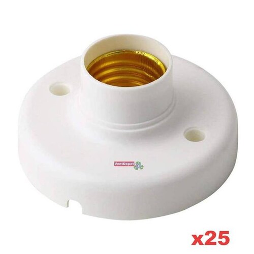 Venta de Socket de Boquillas MXWIE-009-2 25 Pzs E27 110-220V 6A 60Hz, SockWhite