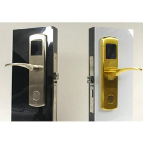 Chapa Con Registro NFC MXPMT-002-12 NFC Oro Espesor de Puerta 35 a 55 mm Android y IOS Pilas 4 x AA No incluidas ProSmart