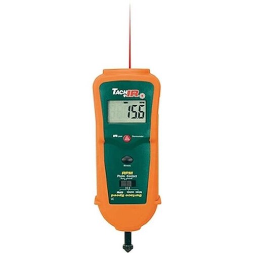Foto Tacometro Calibrado MXLTH-001-29 0,5 a 20,000RPM 10 a 99,999RPM IR 0,2 a 6560ftmin 0,05 a 1999,9mm LaserTach