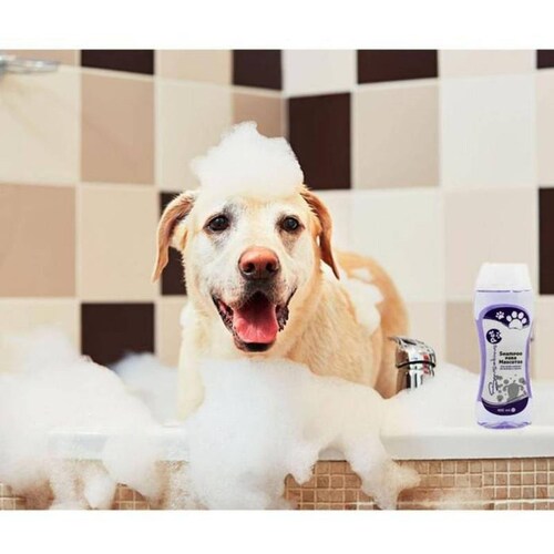 Jabon Liquido para Mascotas MXFUF-001-7 400ml Lavanda Perros y Gatos Liquido Color Violeta, FreshFun