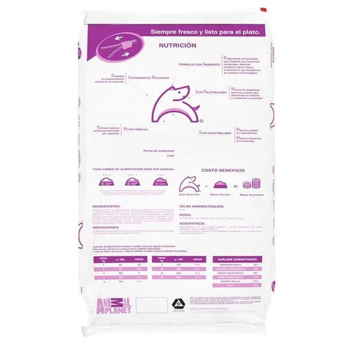 Comida para Perro de Calidad, MXRPZ-002-7, 10 Kg, Croquetas, Perro Adulto Raza Pequeña., Animal Planet Nutrition Adulto Razas Pequeñas