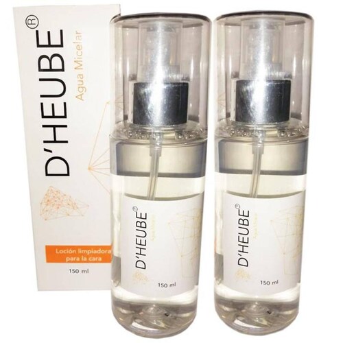 Agua Micelar para Limpiar cara MXFAL-002-9 2 Pzs 150ml Locion Facial100porciento Natural Uso Diario, FaceClean