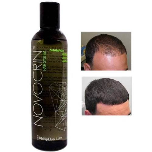 Shampoo capilar para caida Hombre MXSHW-003-4 3 Pza 250ml Shampoo Unisex 100porciento Natural Botella Plástico Uso Diario, ShampGrow