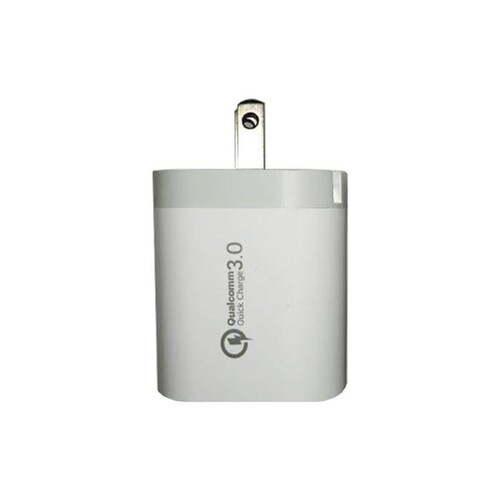 Cargador Quick Charger MXPOW-002-4 3 Puertos USB 100-200V 50-60Hz Salida Max 5V 4,8A 5V 3,0A 9V 2,0A 12V 1,5A Blanco, ChargePower