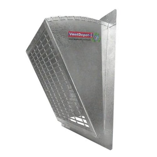Gorros Cubre Lluvia MXSAP-003 10x10" Galvanizada Cal, 24 Malla Electrosoldada Inclinación 30grado Gorro cubre lluvia SimplexCap