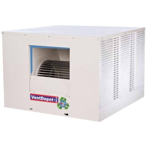 Aires Lavados o Lavadora de Aire MXELL-0091 Rotor 42" Diámetro 98117m3hr 230460V 20HP 53,026,0A Descarga Horizontal Celdek 8", EvapoCell