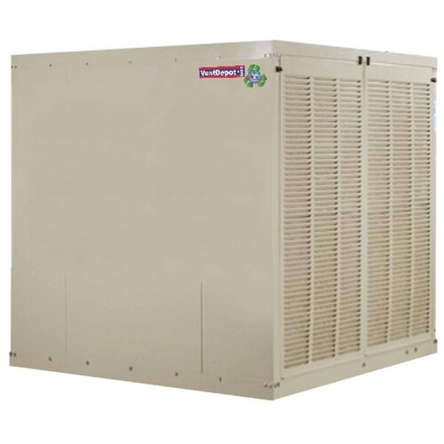 Aires Evaporativos para Almacenes MXEVB-008-2 Rotor24" Diámetro 23800m3hr 230460V 2HP 5,42,7A Descarga Abajo cAspen, EvapoCubo