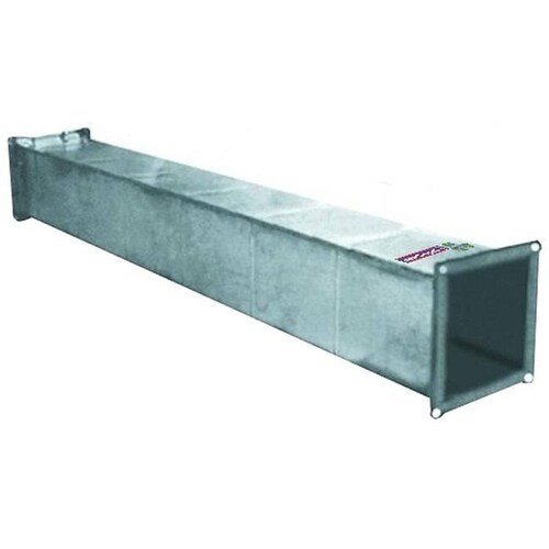 Conducto Rectangular, MXCLR-281, 16x38 pulg, 274 cm de longitud, reforzado, galvanizado, cal, 22,, CuadriLarge