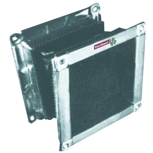 Ducto de Lona Antivibracion, MXCLO-172, 20x34 pulg, en lamina galvanizada, cal, 22, CuadriLona