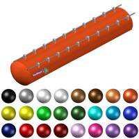 Ductos textiles, mxahs-3025, 48" diámetro, 33623 a 50434m3/hr, difusión