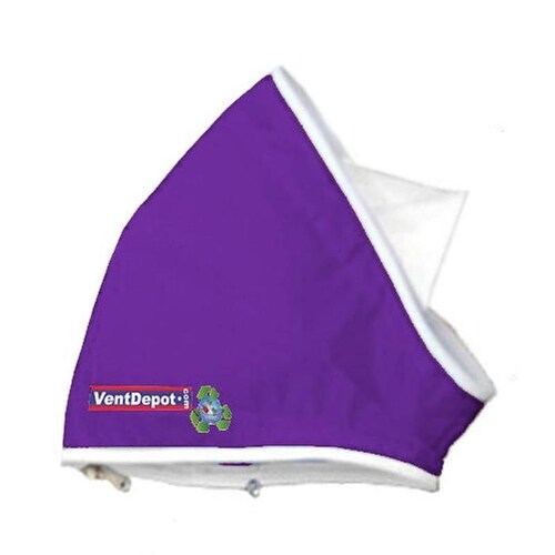  Codo Circular de Tela, MXCCC-024, Codo con Angulo de 45, 6" Diámetro, Radio 3", Altura 9", 525 a 788m3/hr, Morado., AirRegularElbow 45
