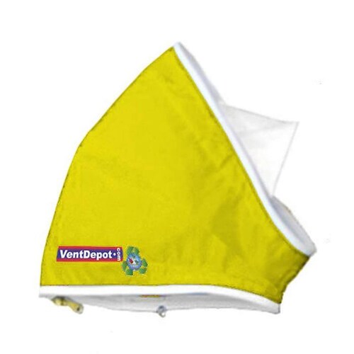  Codo Redondo Escuadra 45, MXCCC-154, Codo con Angulo de 45, 18" Diámetro, Radio 9", Altura 27", 4728 a 7092m3/hr, Amarillo., AirRegularElbow 45