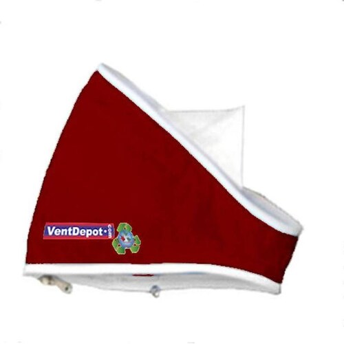  Codo Textil para Minas de 22.5, MXCCE-0164, Codo con Angulo de 25.5, 18" Diámetro,  Radio 9", Altura 27", 4728 a 7092m3/hr, Rojo Vino., AirRegularElbow 22.5