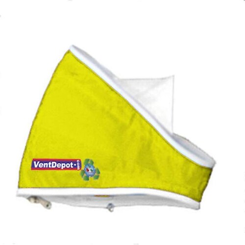  Codo Textil para Minas de 22.5, MXCCE-0898, Codo con Angulo de 25.5, 80" Diámetro, Radio 40", Altura 120", 93397 a 140095m3/hr, Amarillo., AirRegularElbow 22.5