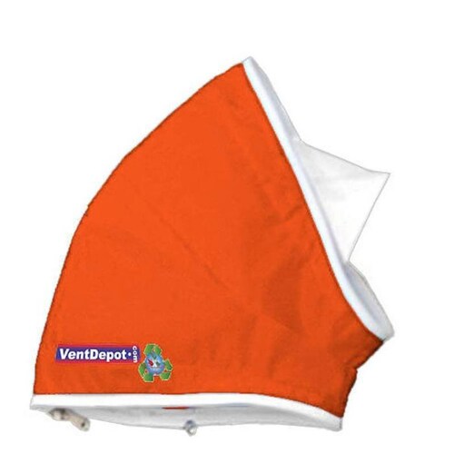  Ducto Circular Codo Textil, MXCCF-536, Codo con Angulo de 60, 50" Diámetro, Radio 25", Altura 75", 36483 a 54725m3/hr, Naranja., AirRegularElbow 60