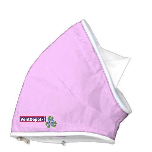  Ducto Redondo Codo de Color, MXCCF-621, Codo con Angulo de 60, 56" Diámetro, Radio 28", Altura 84", 45764 a 68646m3/hr, Rosa Pastel., AirRegularElbow 60