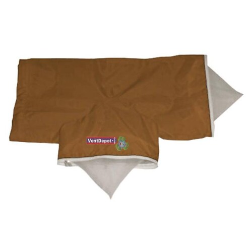  TeesTextiles para Industria Minera, MXCCI-246, Tee Textil, 26" Diámetro, Altura 52", Antibacterial, Hermetico, 9865 a 14798m3/hr, Café Claro., AirRegularTee