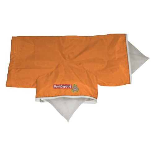 Tee de Tela, MXCCI-511, Tee Textil, 48" Diámetro, Altura 96", Antibacterial, Hermetico, 33623 a 50434m3/hr, Naranja Claro., AirRegularTee