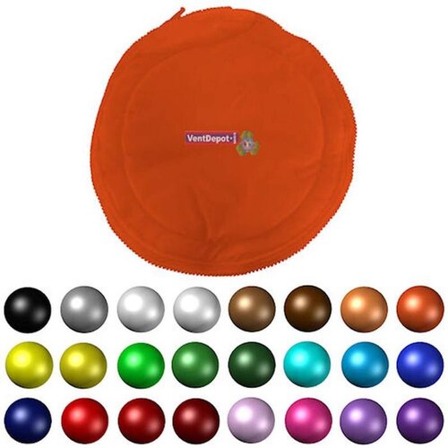 Tapas Herméticas, MXCCK-0787, Tapa Textil con 70"  Diámetro, 71507 a 107260m3/hr, Antibacterial, Hermético, Rojo Oscuro., AirRegularEnd