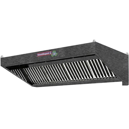  Campana de Cocina Acero Barata, MXPOD-1596, 92x24x36", C.18, Sin Filtro, Dren para Grasa, Galvanizado, ProHood