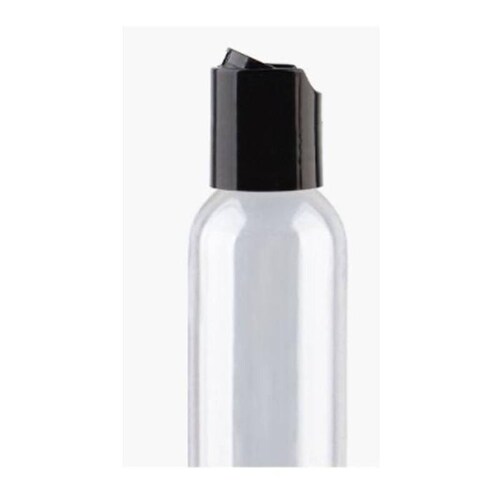 Tapas para Gel Antibacterial, MXBKL-004, 4 pzas, Rosca 24/410, Disc Top, Negro, Plástico, DiscBlack-24-410