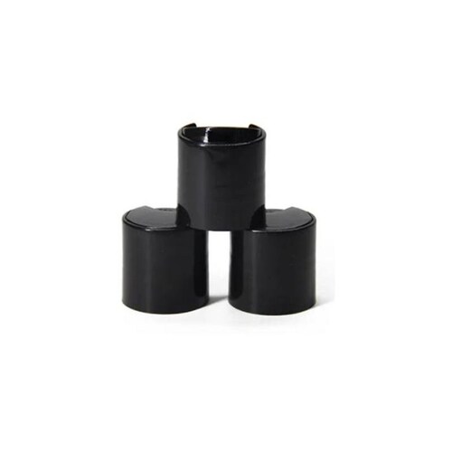 Tapas para Botellas, MXLDM-016, 1500 pzas, Rosca 20/410, Disc Top, Negro, Plástico, DiscBlack-20-410