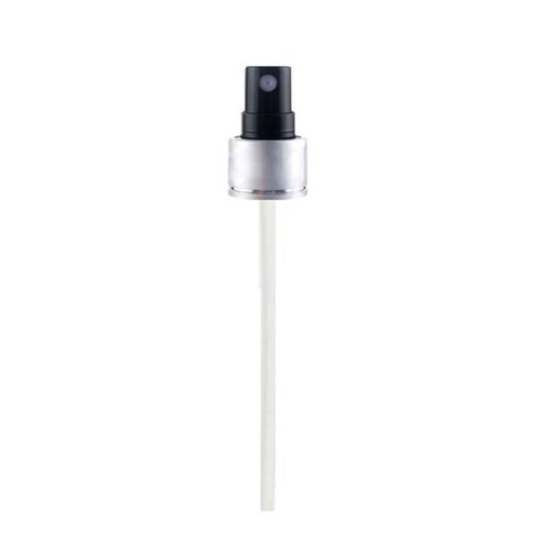 Dosificador para Pulverizar Líquido, MXSYI-023, 7500, Rosca 20/410, 0,12 - 0,14ml/t, Polietileno, Sellado de Rosca, Negro con Plata,, PumpSpray-BS-20-410