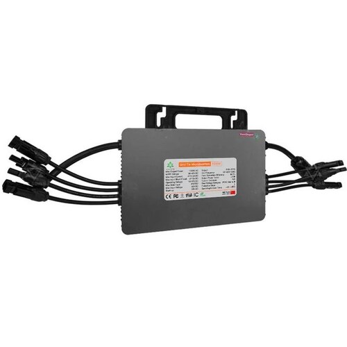 MicroInversor Solar Sencillos, MXICN-004-7, 1500W, 16-61V, 220VAC, 60Hz, -40 a 60 C, Con Wifi, Plata., MicroGreen