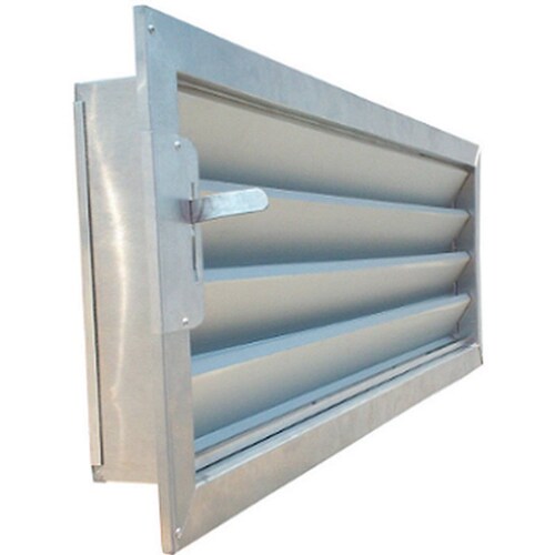 Rejilla Louver para Industria, MXCLF-0118, 54x12x4", base x altura x fondo, Inox 304,C.20,Exterior,c/Control, CoolFast