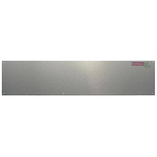 Placas de Protección para Puertas MXORE-005-2 40x8x12" C,20 Acero Inoxidable 304, DoorSteel
