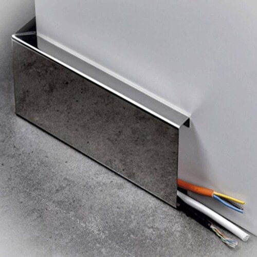  Venta de Zoclo de Acero Inoxidable, MXLPZ-004-4, 2, 1/2", 3.05m, C.20, Acero Inoxidable 304, ZocloUltra