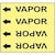  Etiqueta Adhesiva con Leyenda, MXEAT-003-2, 10x16 cm, De Identificación, Vapor, Normal, Etiquetas Adhesivas para Tuberías de 2"