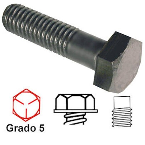 Tornillo Hexagonal Profesional, MXFAD-226, 3/4" Diámetro, 19.0mm Diámetro, Long: 1 1/2", 38.1mm, Grado 5, Hexagonal, Acero, 1Pza., FineGrad