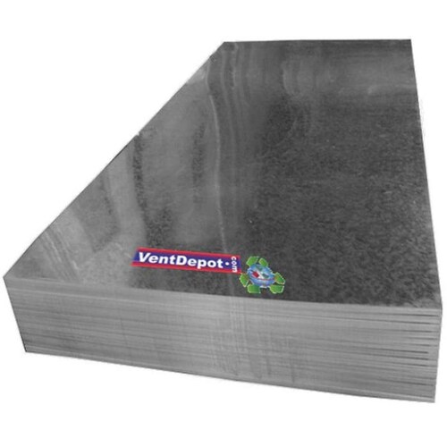  Lamina Galvanizada para Maquila, MXGLX-004, 1.22x3.66m, Calibre 18, Lamina Lisa, Material: Acero con Acabado Galvanizado, Gris Metálico, Galvax 4