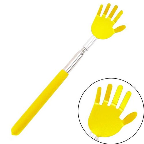  Rascador de Calidad para Espalda, MXMKY-005-2, Manita, Yellow, 23 hasta 70cm, Acero Inoxidable., MonkeyClaw