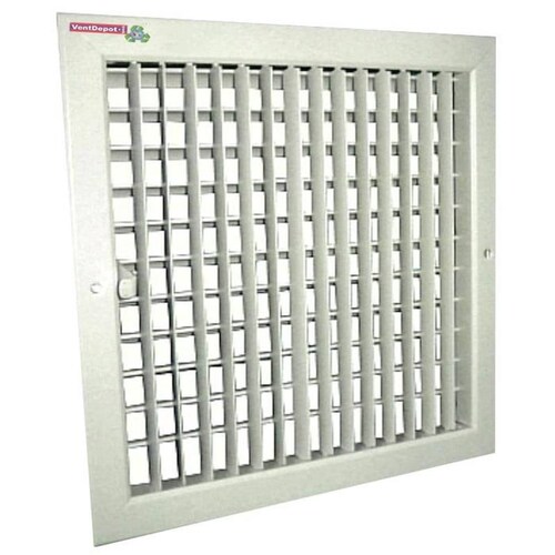 Rejilla de Aire Adaptables, MXPCP-022, 18x8" base x altura, 1 1/2" fondo, 100porciento Aluminio, con control,, PerComp