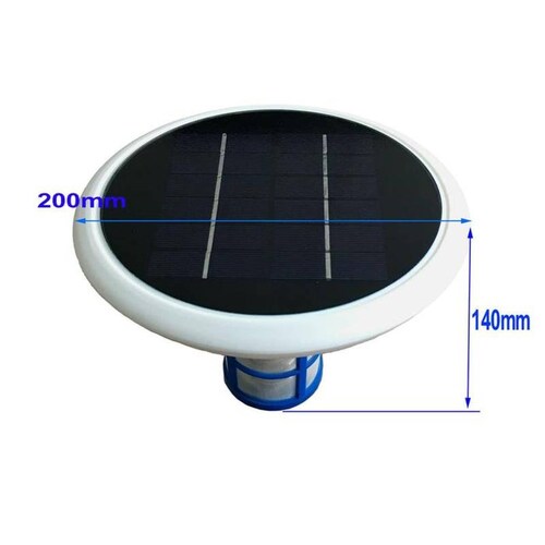 Ionizador Solar para Piscina MXSWM-001-13 22000gal 83000L 83 m³ Solar Iones Positivos 80porciento Ahorro de Cloro Elimina Bacterias y Algas Usa CopperElect MXUBE-003, SwiMore