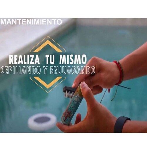 Ionizador Solar para Piscina MXSWM-001-13 22000gal 83000L 83 m³ Solar Iones Positivos 80porciento Ahorro de Cloro Elimina Bacterias y Algas Usa CopperElect MXUBE-003, SwiMore