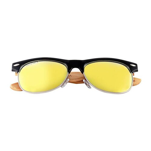 Lentes con Polipropileno Chidos, MXTRP-006-3, Yellow, Polarizado+UV400, Policarbonato, Madera de Bambú, Tour Polarized