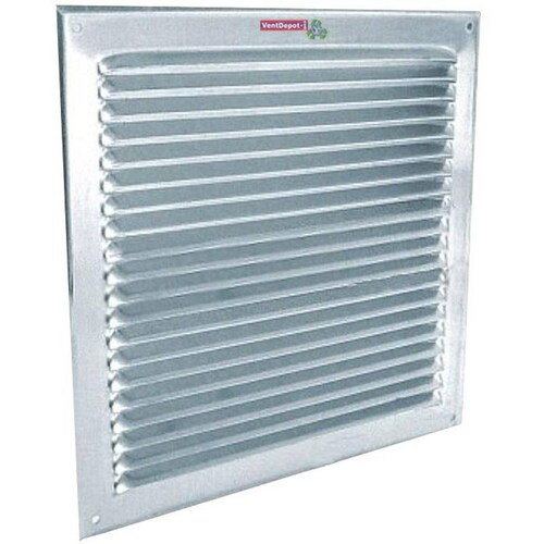  Rejilla de Aires Acondicionados, MXUAM-003-1, 8 1/5 x 8 1/5 x 1/4",  base x altura x fondo, aluminio., UltraAlum